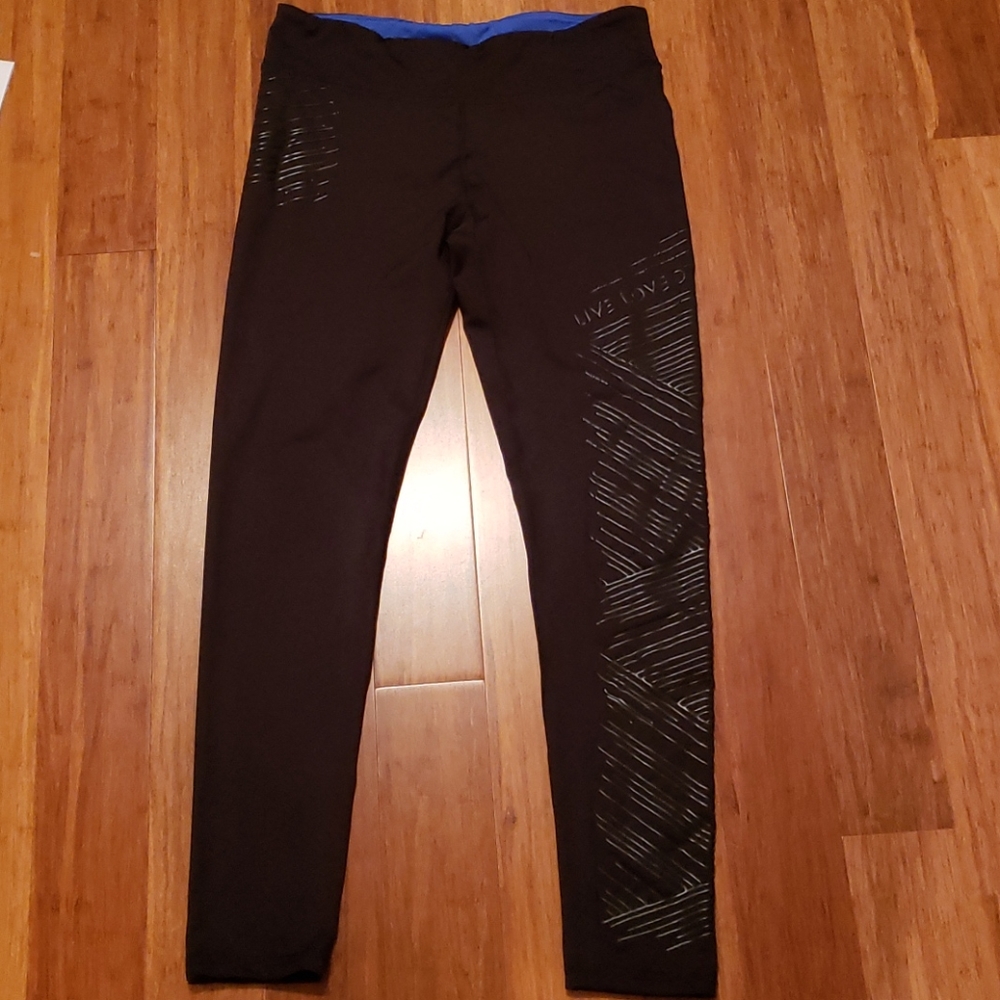 Shiney black leggings - Juniors Large